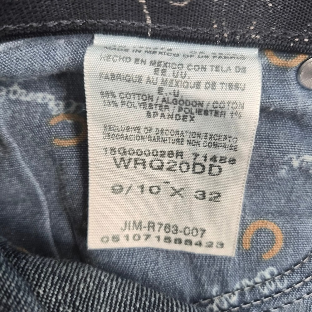 Wrangler Q-Baby Ultimate Riding Jeans Women 9/10x32 Dark Wash Bootcut WRQ20DD - Picture 3 of 5